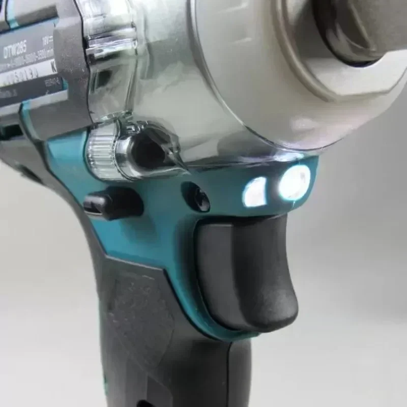 Imagem -06 - Makita Dtw285 Chave de Impacto Ferramentas Máquina sem Escova Chave Elétrica sem Fio Alto Torque Recarregável Ferramenta para Makita 18v Bateria