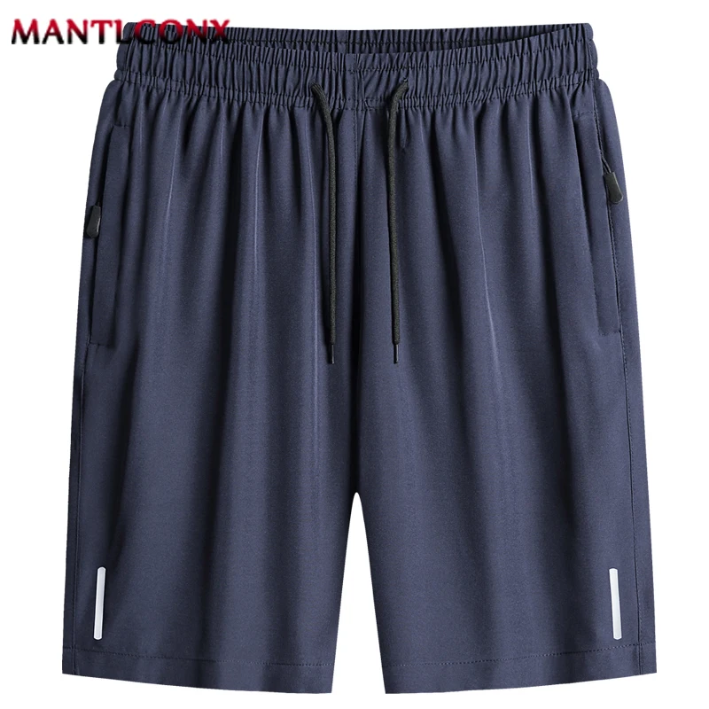 

Breathable Quick Drying Shorts Men Summer Solid Color Elastic Board Shorts Gym Fitness Jogging Exercise Men's Casual Short Pants