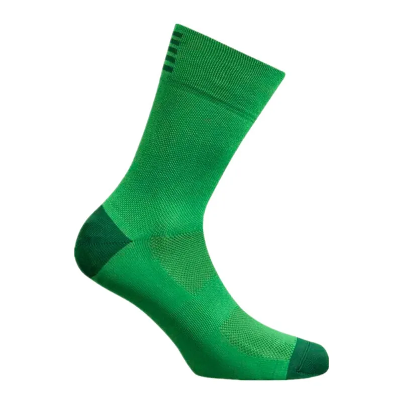 quality Professional Brand Breathable Socks Sport High Green Road Bicycle Socks Men and Women Outdoor Racing Cycling Socks