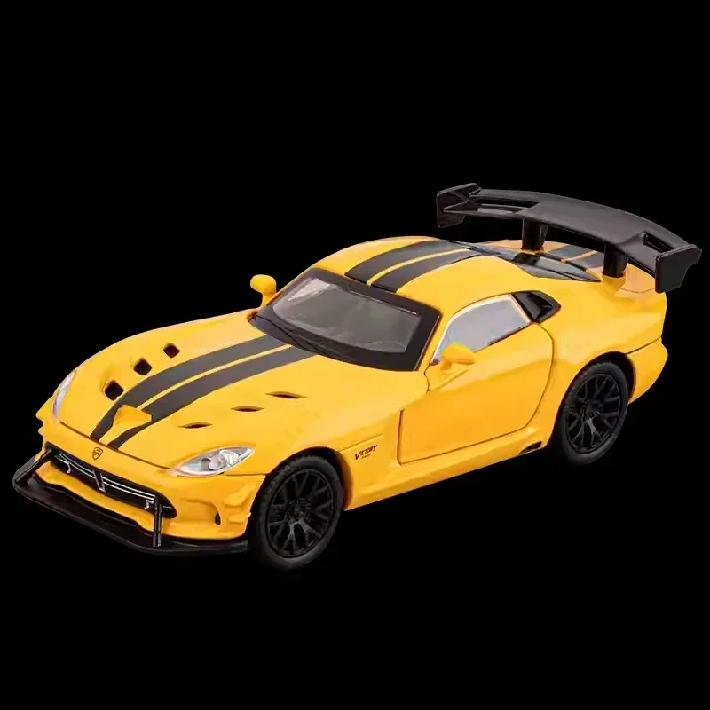 1:32 دودج فايبر SRT Supercar سبيكة سيارة Diecasts ولعبة المركبات لعبة معدنية نموذج سيارة مجموعة الصوت والضوء لعبة أطفال