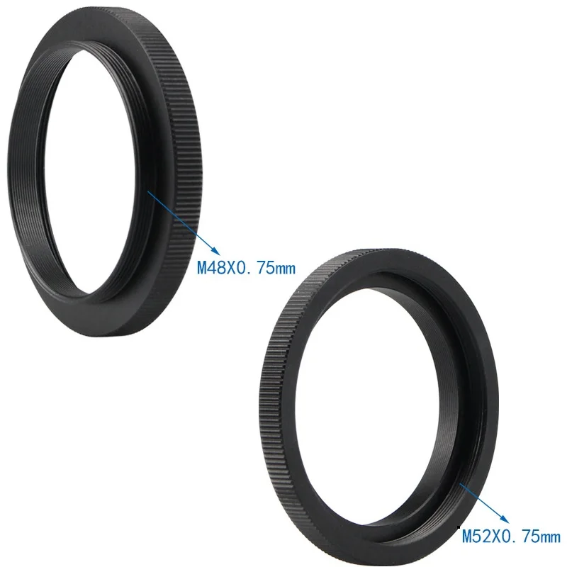 Female Thread to Male Thread M48 M42 SCT M52 M54 T T2 Astronomical Telescope Photography Adapter Ring Accessories M42x0.75