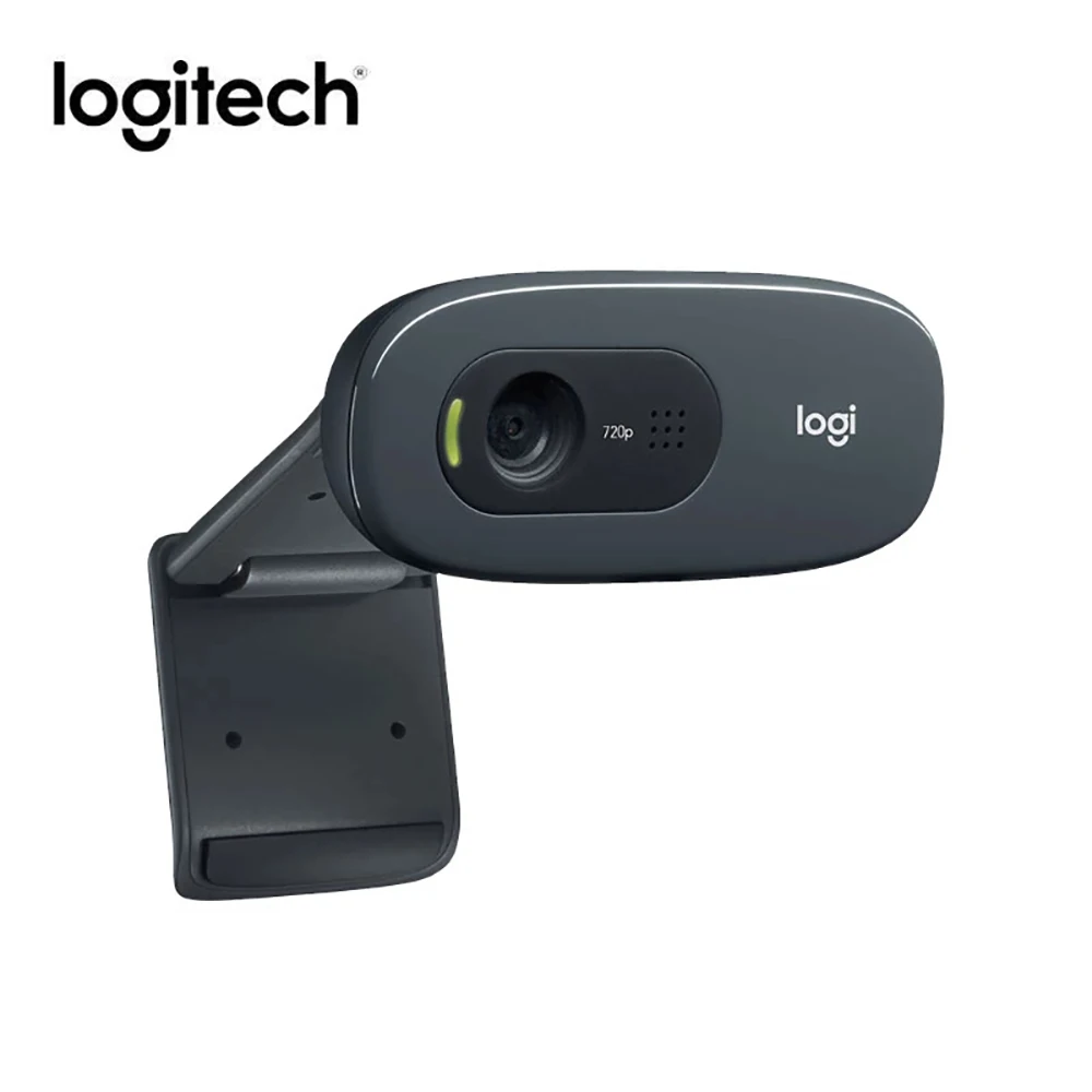 Logitech C270/C270i 720P HD Webcam Built-in microphone USB2.0 Free Drive Video Conferencing Online Course Computer Office Camera