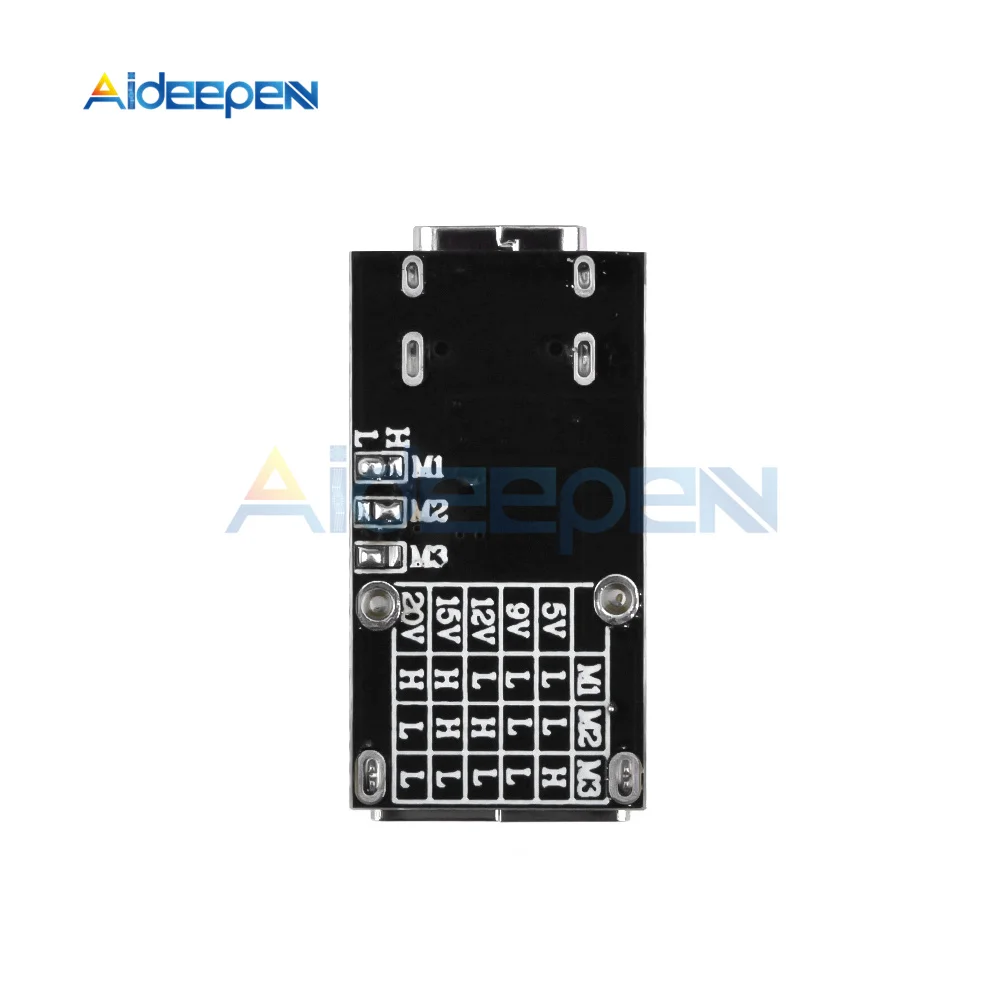 3A USB PD/QC Decoy Board Fast Charging Trigger Module TYPE-C To USB-A 5V 9V 12V 15V 20V multi protocol Fast Charging Board