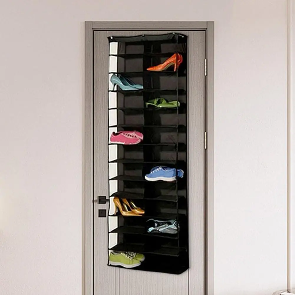 160cm Over The Door Shoe Rack Hanging Shoe Organizer With 26 Large Pockets Over-the-Door Storage Bag For Closet Door Dormitory view 5