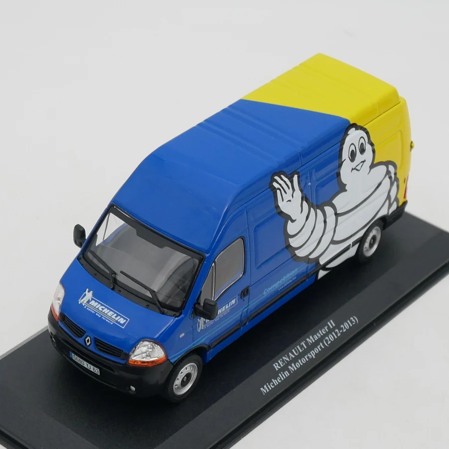 Ixo 1:43 Scale Diecast Alloy Renault Master Michelin Motosport Van Toys Cars Model Classics Adult Gifts Souvenir Static Display