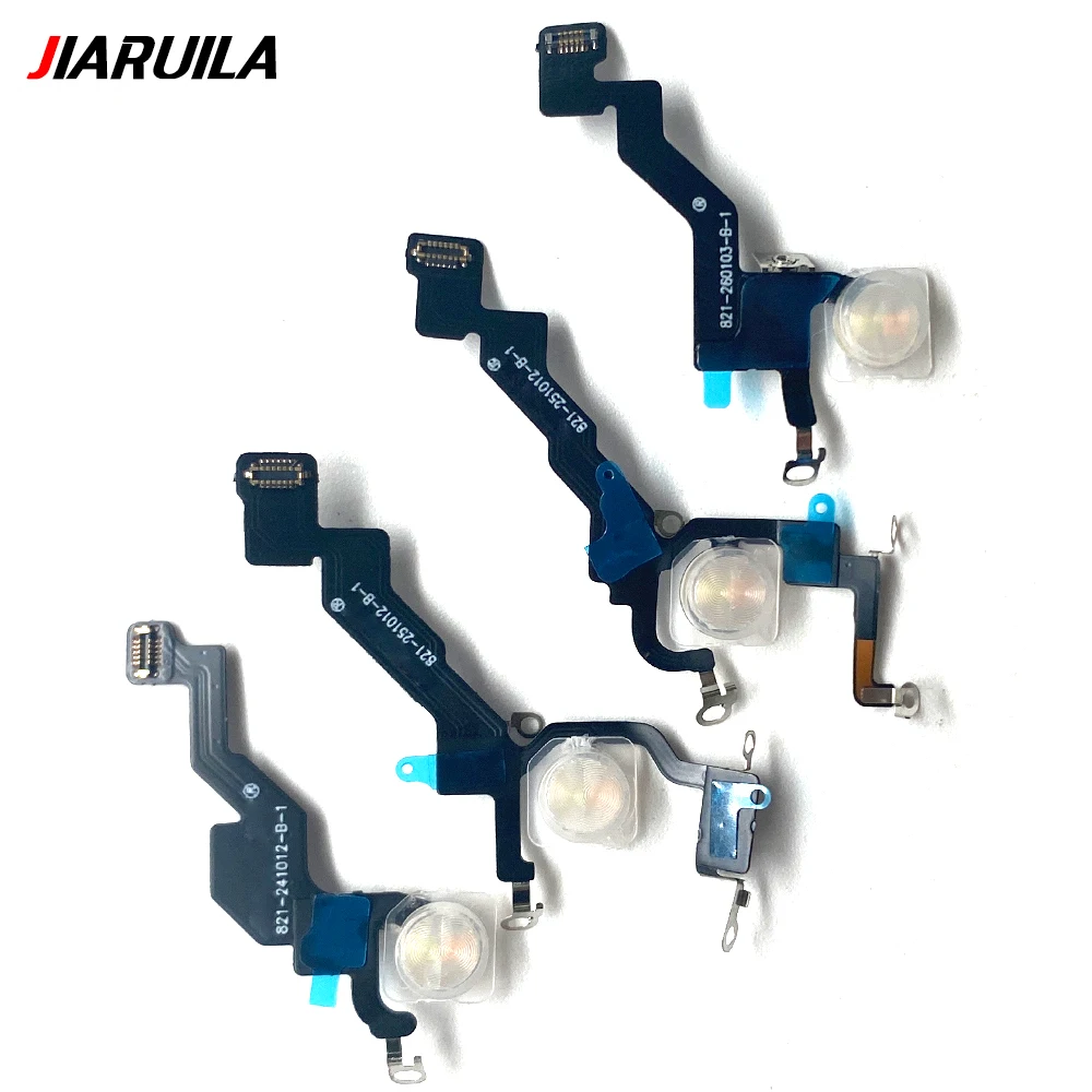For Iphone 12 13 14 Mini Pro Max 14 Plus LED Flash Light Sensor Flex Cable Proximity Distance Ambient Repair Part Flashlight