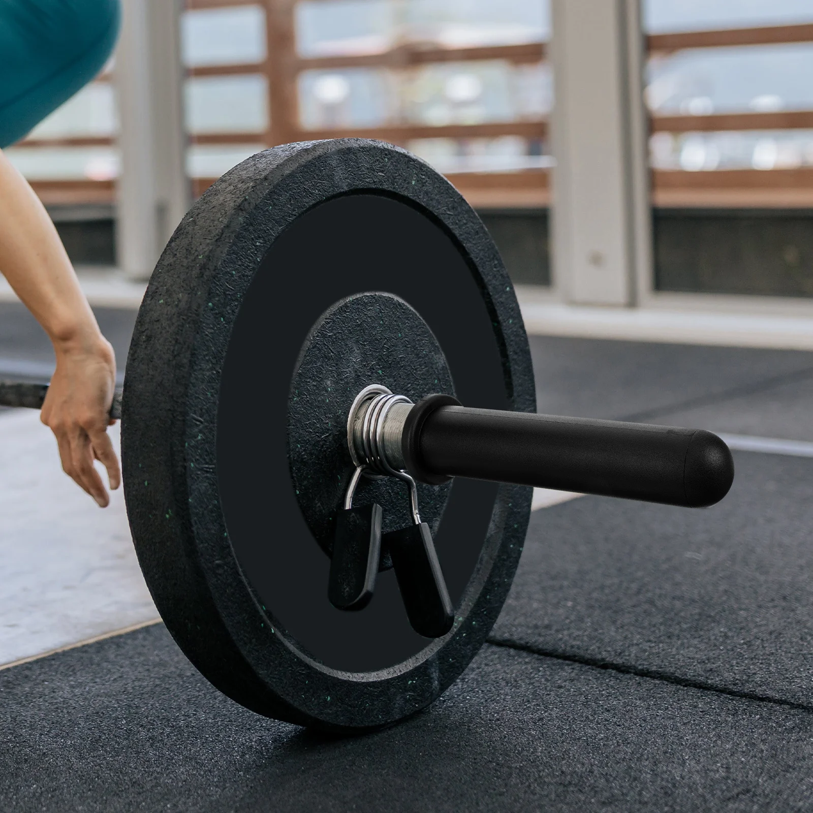 

Barbell Rod Sleeve Plastic Handlebar Grip Anti-Slip Durable Fitness Equipment Accessory For Home Gym Workout