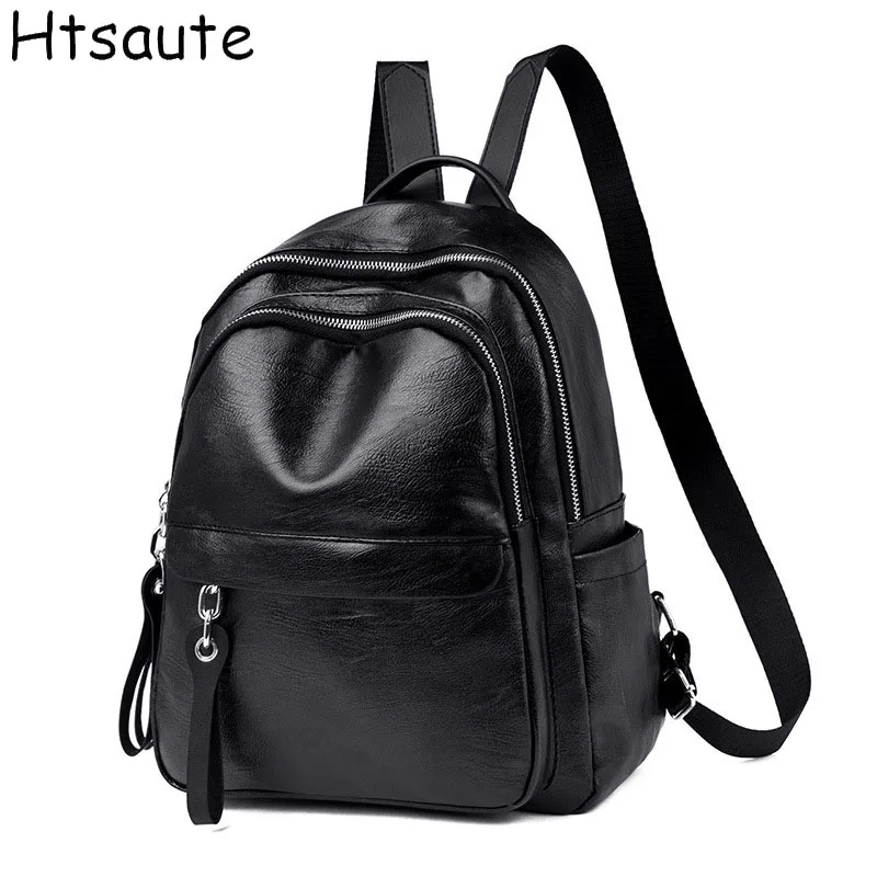 New Women Backpack Luxury High Quality PU Leather Fashion Shoulder Bag Female Multifunction Large Capacity Travel Backpack