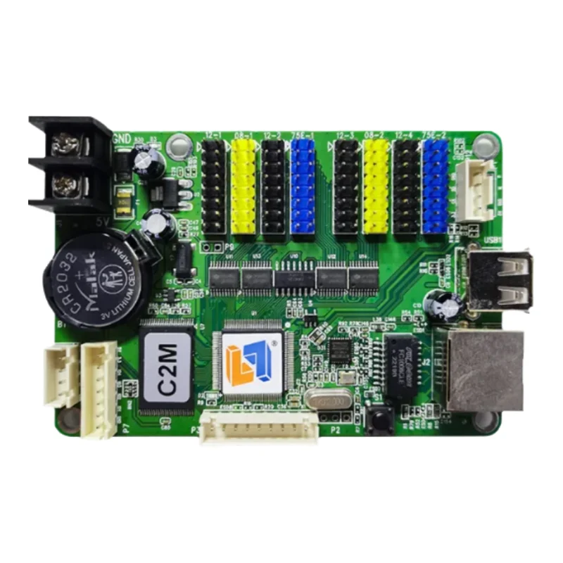 LED Display Async Control Card 128M 4-Layer Effects Full/Single-Double Color Local Refresh No Black Screen Auto IP