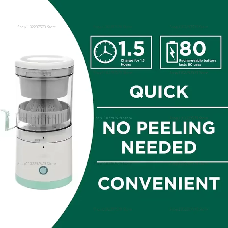 Portable Juice Juice Extractor Fully Automatic Fruit Household Juicer Automatic Orange Lemon Juice USB Extractor Extruder