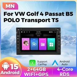 MEKEDE 7” HD Car Radio For VW PASSAT B5 MK4 MK5 SHARAN Jetta Polo 9n TRANSPORT T5 CITI CHICO WIFI Multimedia Carplay Head Unit