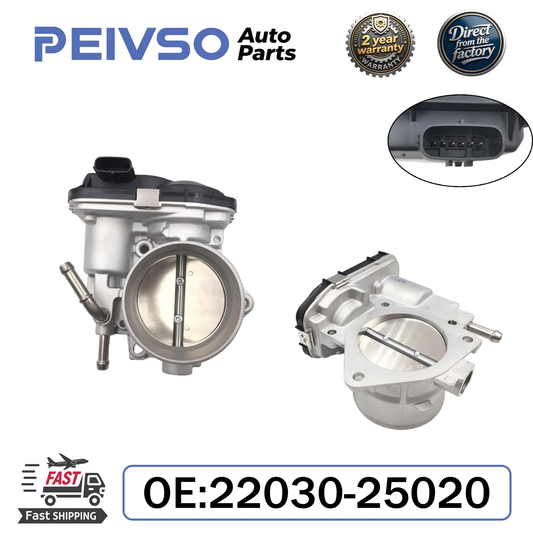

22030-25020 22030-F0020 New Throttle Body For 2019-2020 Lexus ES300h 2.5L 2020 TOYOTA RAV-4 (XA50) 2.5HYBRID