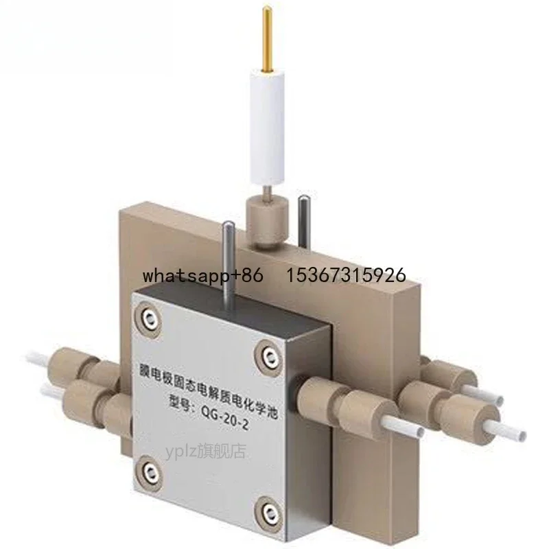 

Three electrode system membrane electrode solid electrolyte electrochemical cell