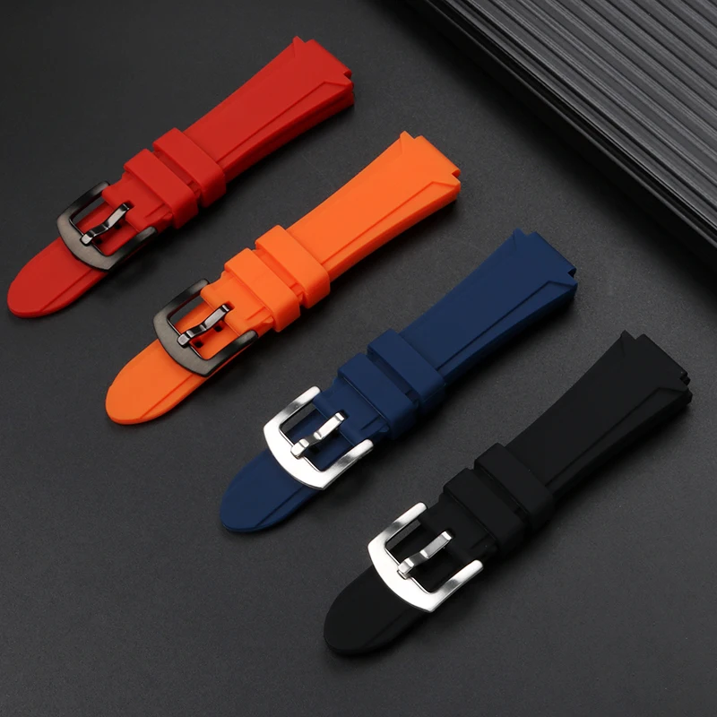 Raised rubber wristband forTIMEX Tidal Navigator series T2N721 T2N720 outdoor waterproof silicone watch strap bracelet 24*16mm