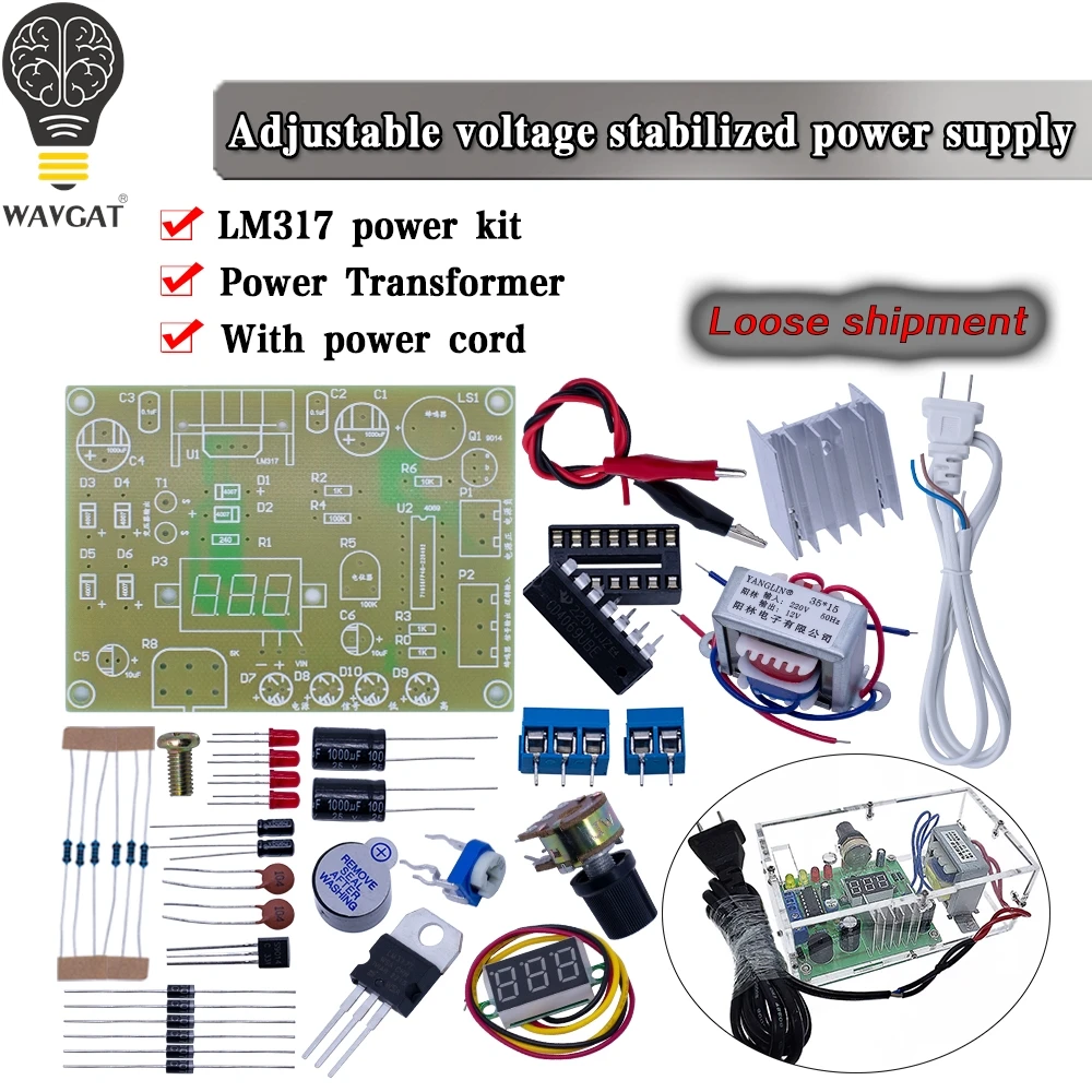 Eu 220V Diy LM317 A…