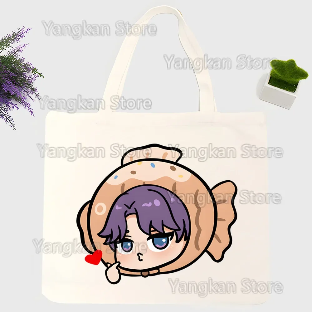 

Сумка-шоппер Love And Deepspace с ручками, экологичная, складная, многоразовая, для книг, ключей, телефона, пикника