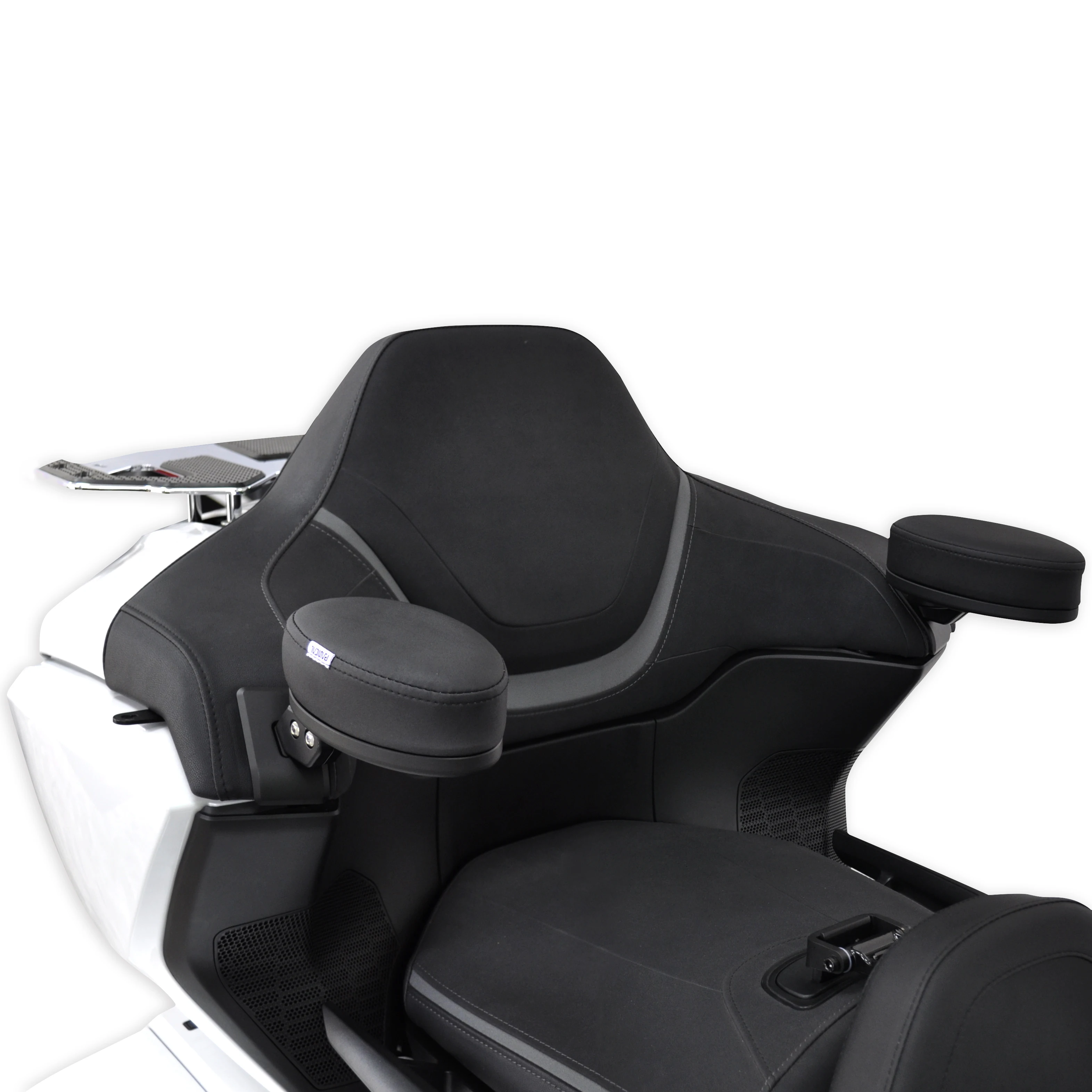 Panical Passenger Armrests Horizontally Pivoting Armrests For Honda Gold Wing GL1800 Motorcycle 2021-2023 PVC Leather