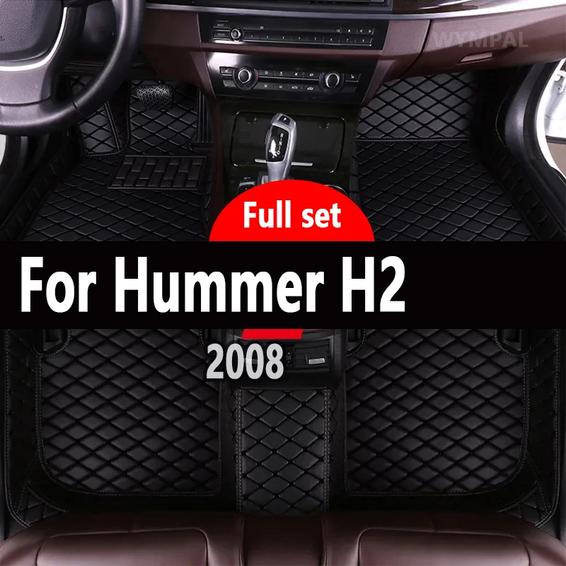 

Car Floor Mats For Hummer H2 2008 Custom Auto Foot Pads Automobile Carpet Cover Interior Accessories