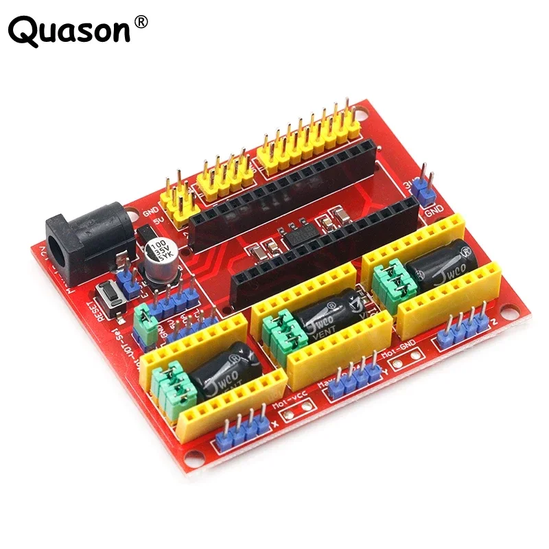 Новый гравировальный станок с ЧПУ Shield V4/3D-принтер/плата расширения драйвера A4988 для arduino Diy Kit Новый гравировальный станок с ЧПУ Shield V4/3D-принтер/плата расширения драйвера A4988 для arduino Diy Kit