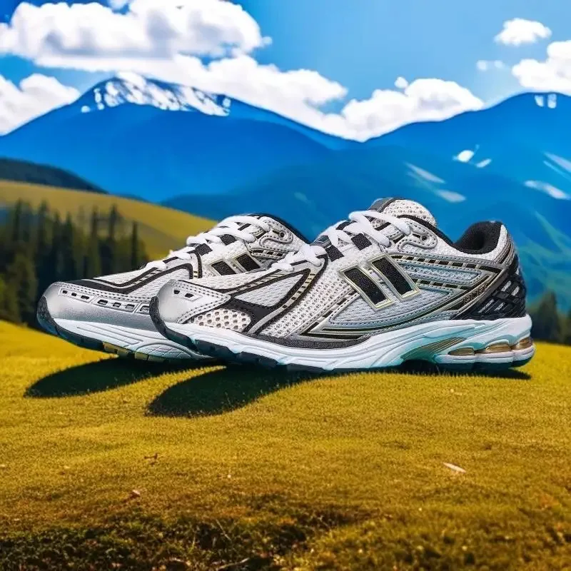 أحذية الجري الرياضية للرجال والنساء للخريف، أحذية الأب غير الرسمية، منصة فضية-أبيض-أصفر لزيادة الارتفاع #1