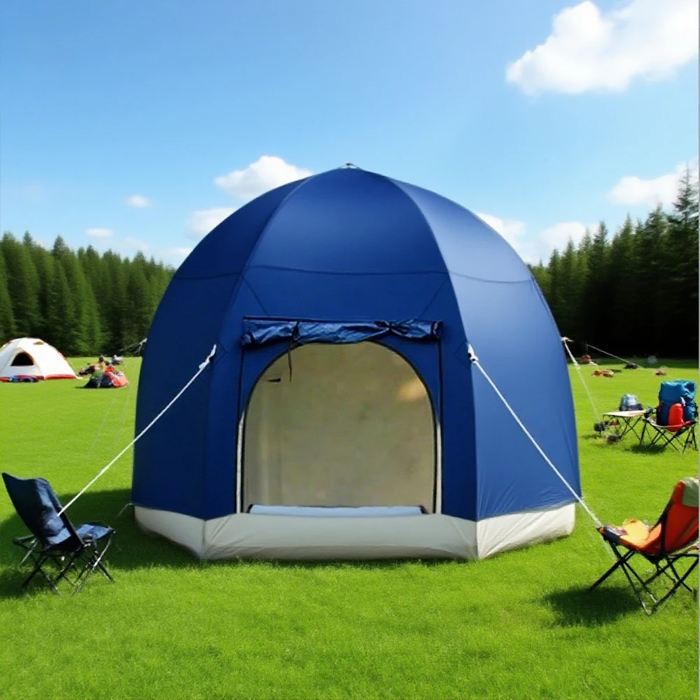 

STLF Customizable UV-Resistant PVC Air Tent Waterproof Inflatable Camping for 4 People for Outdoor Family Hiking and Camping