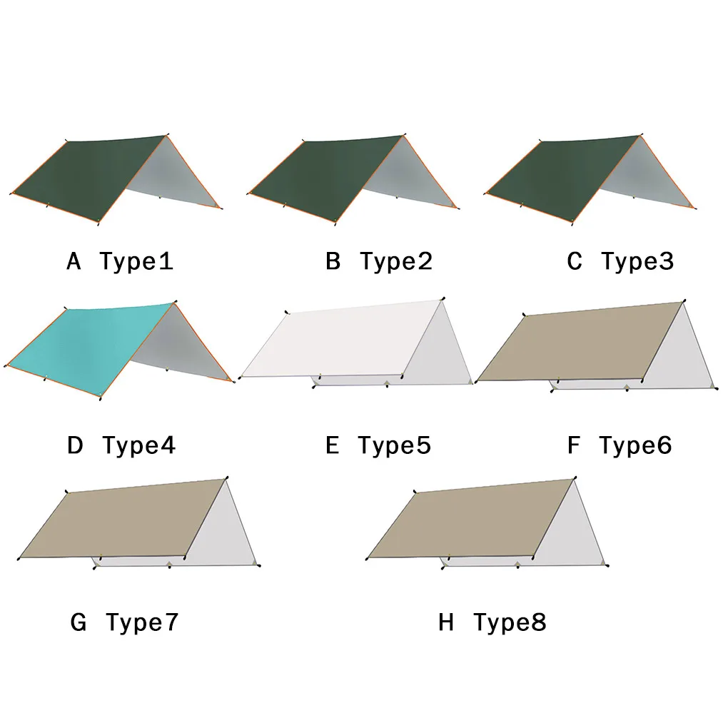 Sun Shade Canopy Awnings Outdoor Camp Tent Shelter Accessories Green 3x4m