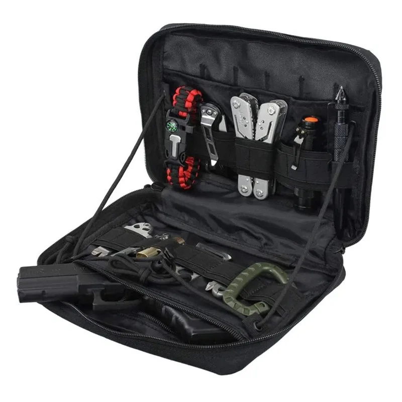 Taktische MOLLE Multifunktionstasche EDC Medizinische Ausrüstungszubehör Kleine Geräte-Organizer-Tasche für Wandern, Jagen, Angeln – Detail 11
