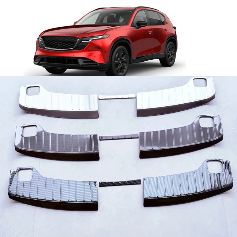 Für Mazda CX-5 CX5 2026 2027 Stahl Heckklappen-Schutzleiste Innere Heckstoßstangen-Schutzplatte Abdeckung Zierleiste Auto-Zubehör