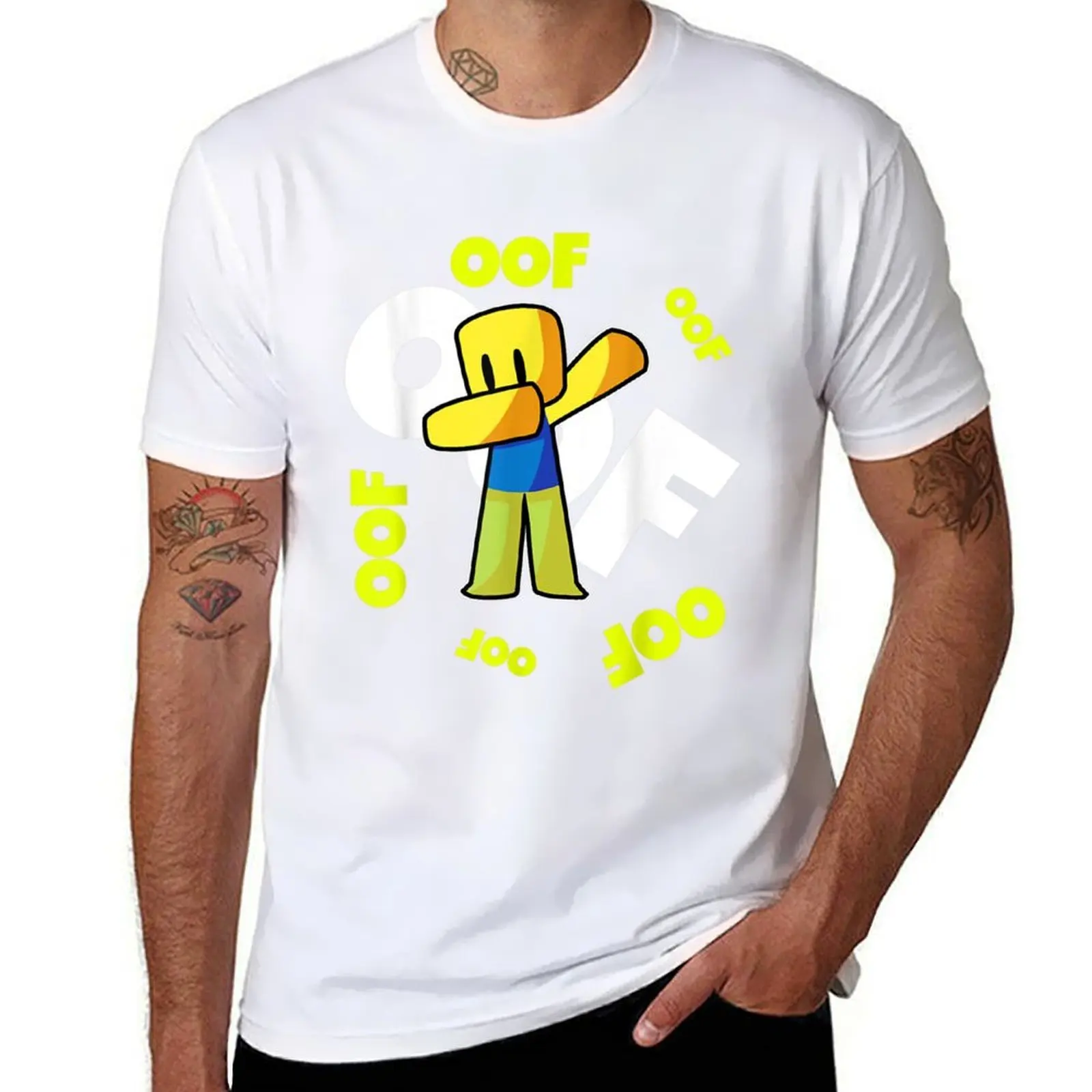 

OOF Meme Dabbing Dab Gift Noob Gamer Boy T-Shirt man t shirt heavy cotton printed t shirts for man T-Shirt