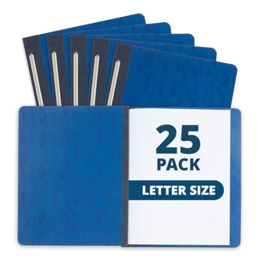 

25 Pressboard Report Cover Navy Blue Business Report Covers Pressboard Binder 8.5x11 25 Pack with 3'' Capacity