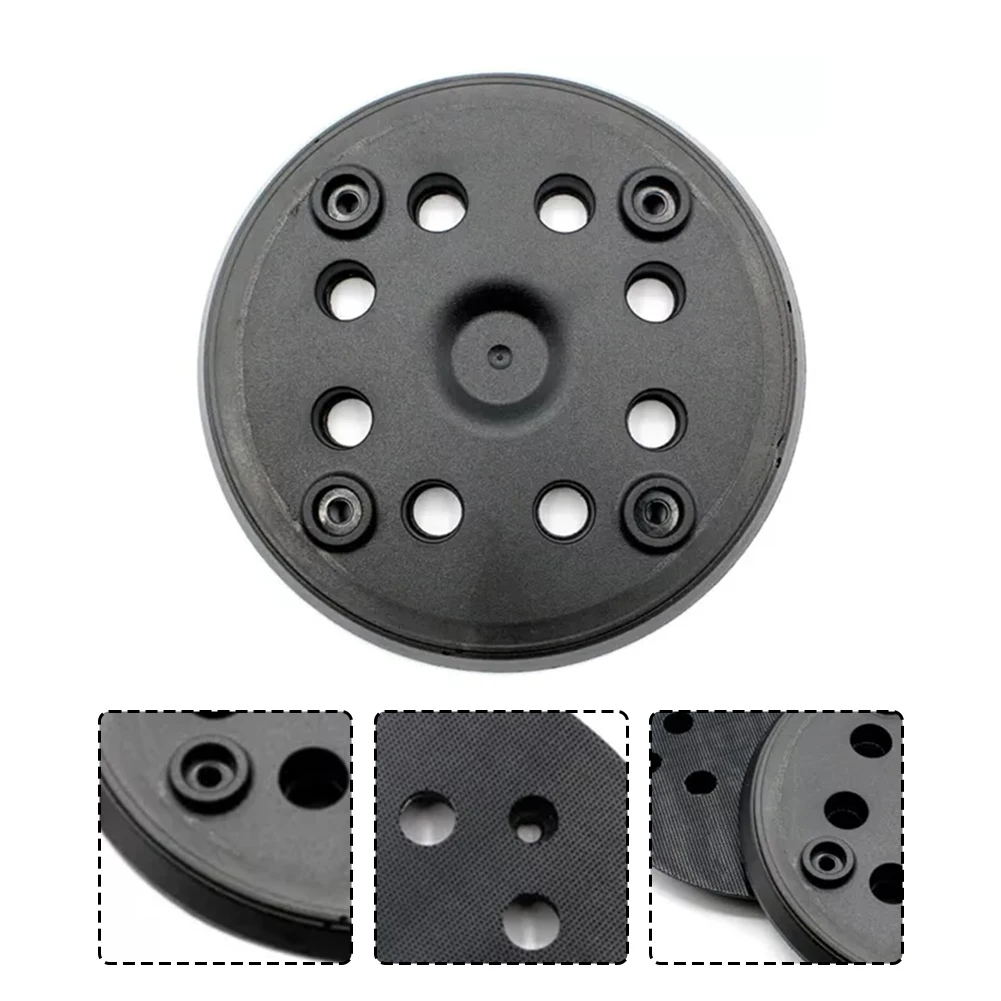 5 polegadas lixa almofada 125mm gancho de alta densidade longa vida útil material do plutônio material plástico roda de polimento redonda