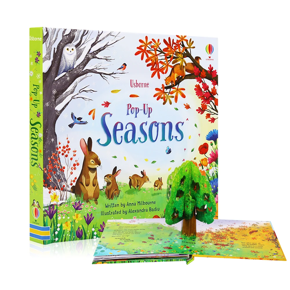 Usborne Books Pop Up 3D Flap Picture English Story Books for Kids Reading Activity Bedtime Book Toddlers Gifts Montessori Toys