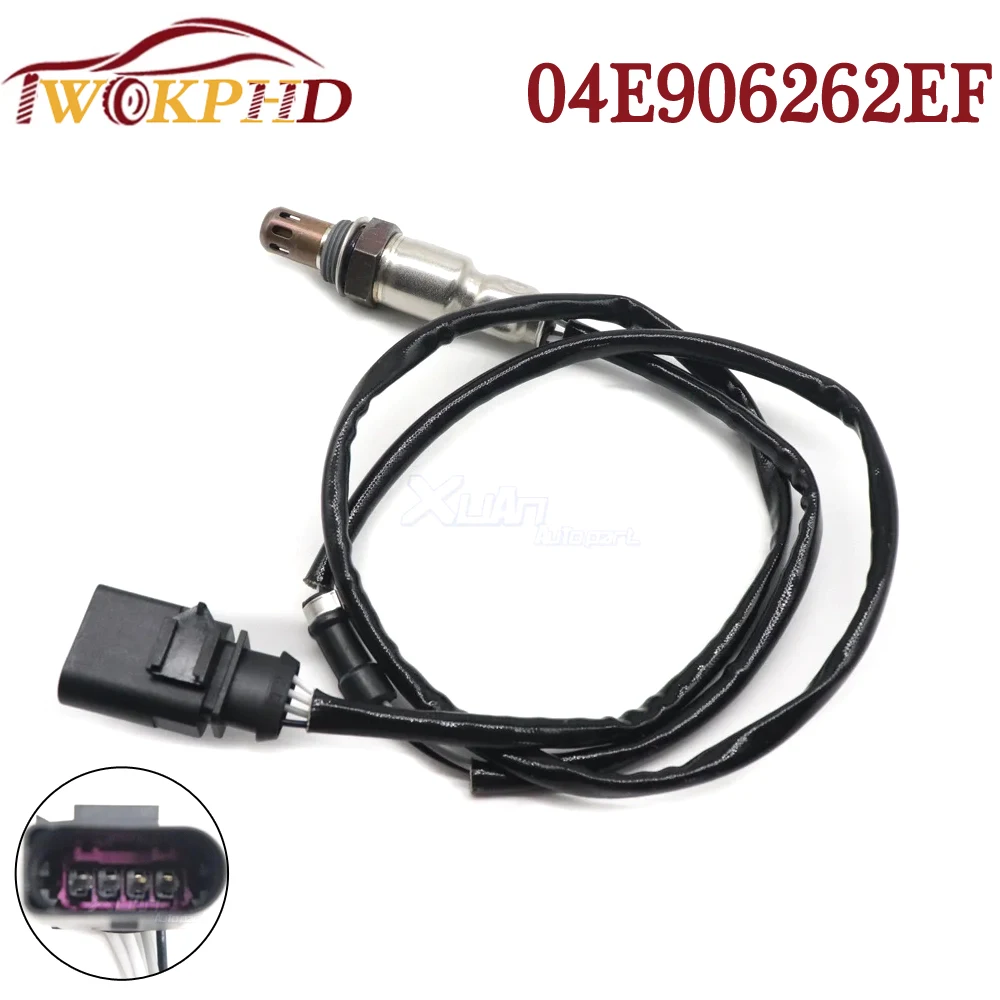 NEW Car Downstream Air Fuel Ratio Lambda O2 Oxygen Sensor 04E906262EF for Volkswagen 1.4L 16-18 AUDI A3 Sportback 8VA 8VF 2018