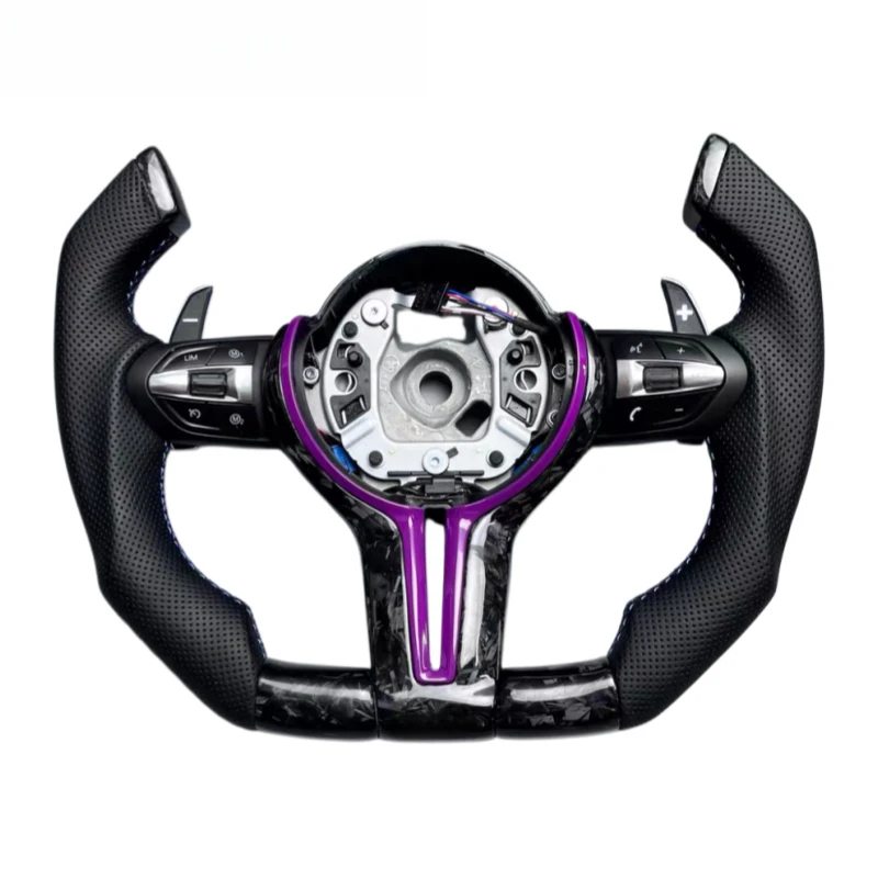 

Кованый карбоновый руль для M2 F87, кастомный гоночный дизайн с плоским дном