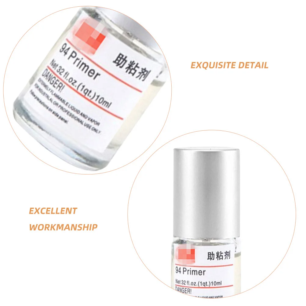 5 زجاجات 10 مللي مروج التصاق السيارات مزدوجة الوجهين الشريط محسن التمهيدي السدادة البلاستيك معدن الزجاج المطاط السيراميك الترابط #3