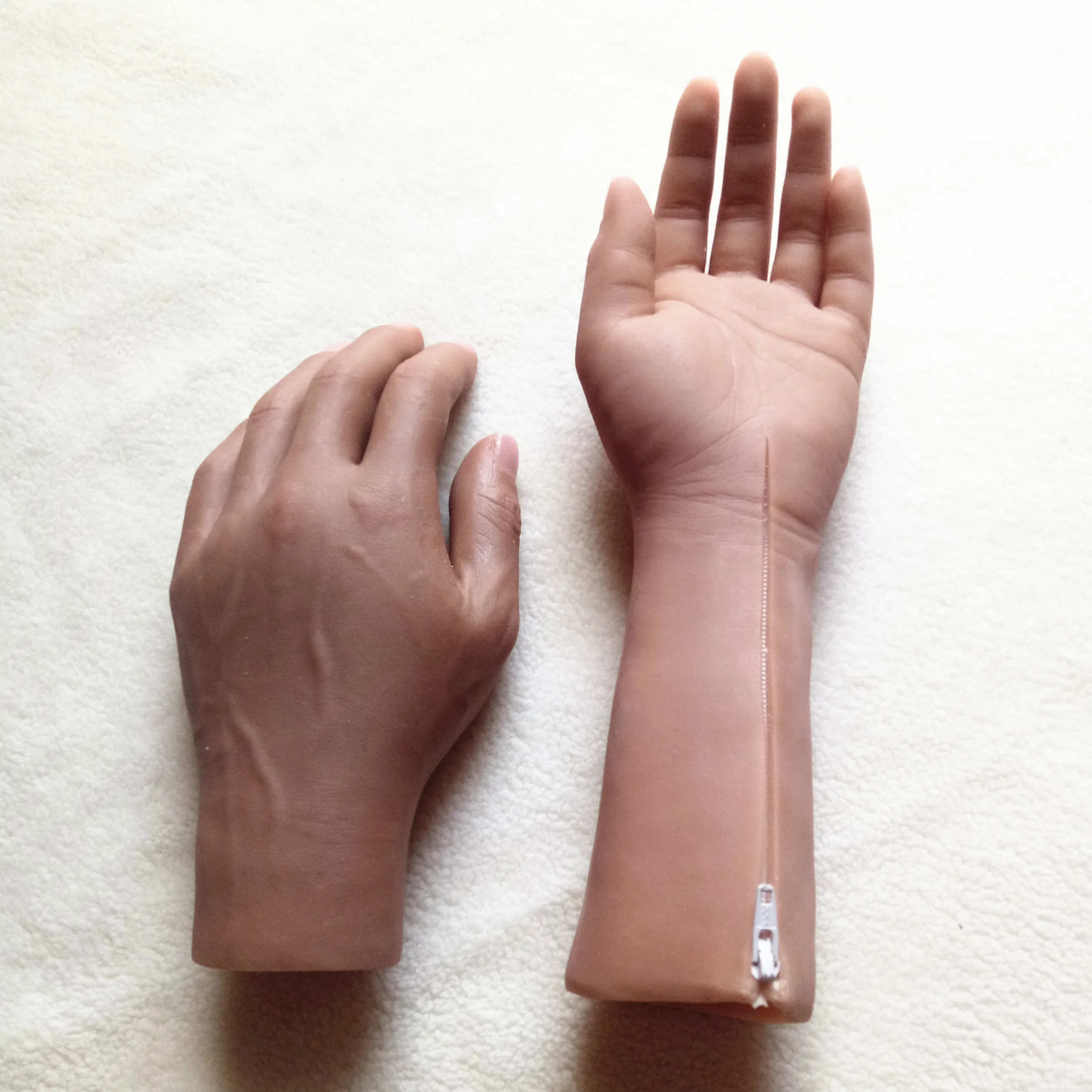 Artificial Hand Realistic Medical Amputee Silicone Simulation Prosthetics Limbs