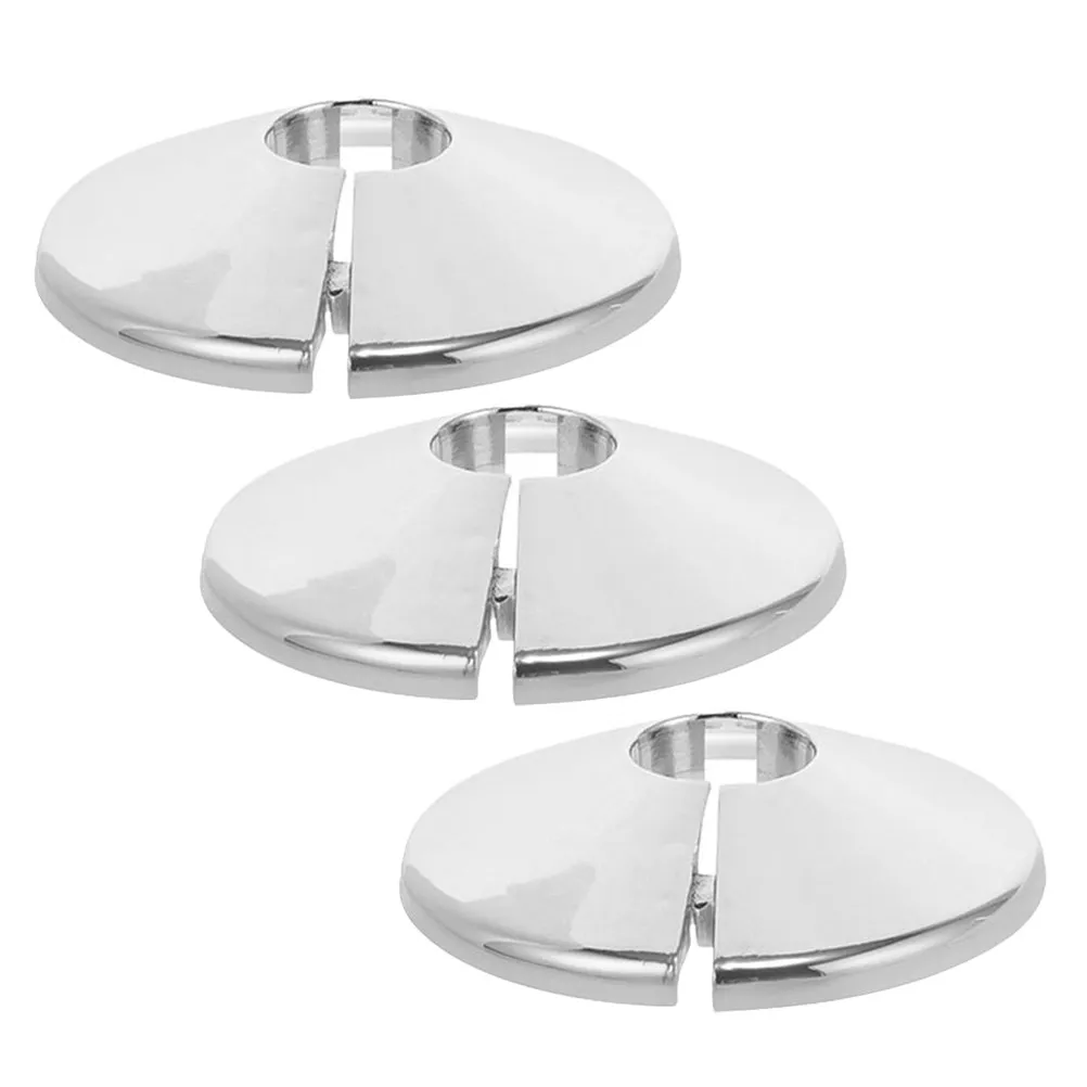 

Набор из 3 круглых декоративных накладок на краны с отверстием 15 мм, водонепроницаемые пластиковые/металлические заглушки для труб, декоративные накладки на трубопроводы