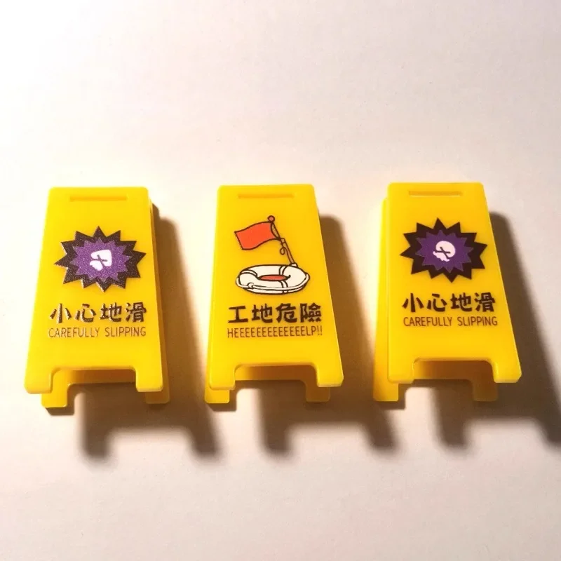 Japanese Splatoon Peripheral Spray Careful Slippery Yellow Clip Can Be Collected Gift in Stock  Birthday Gift Anime Model