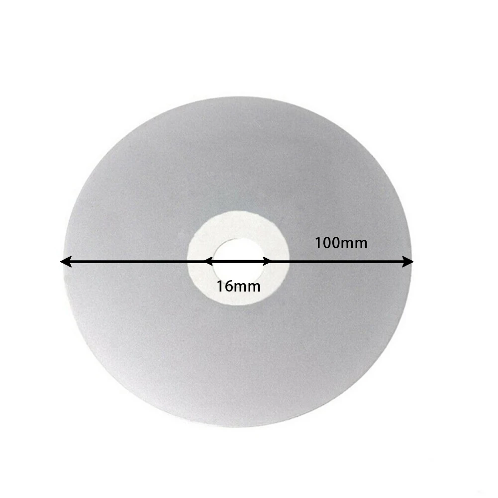 4pcs 4"/100mm Diamond Coated Flat Lap Wheels For Crystal/Agate/Jewel/Jade Lapidary Grinding Polishing Discs Power Tool Parts