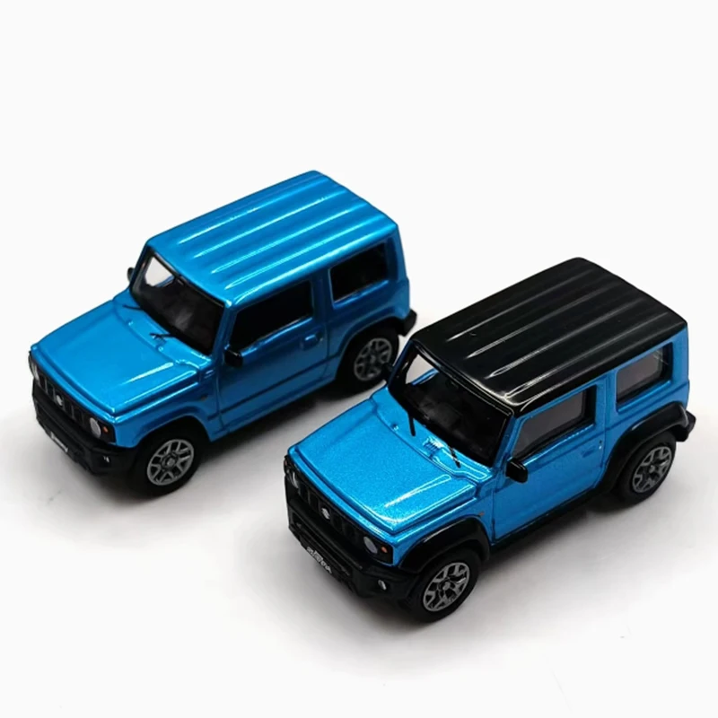 Pressofuso in scala 1:64 Jimny Sierra fuoristrada in lega modello di auto di simulazione collezione statica decorata giocattolo per le vacanze regalo souvenir