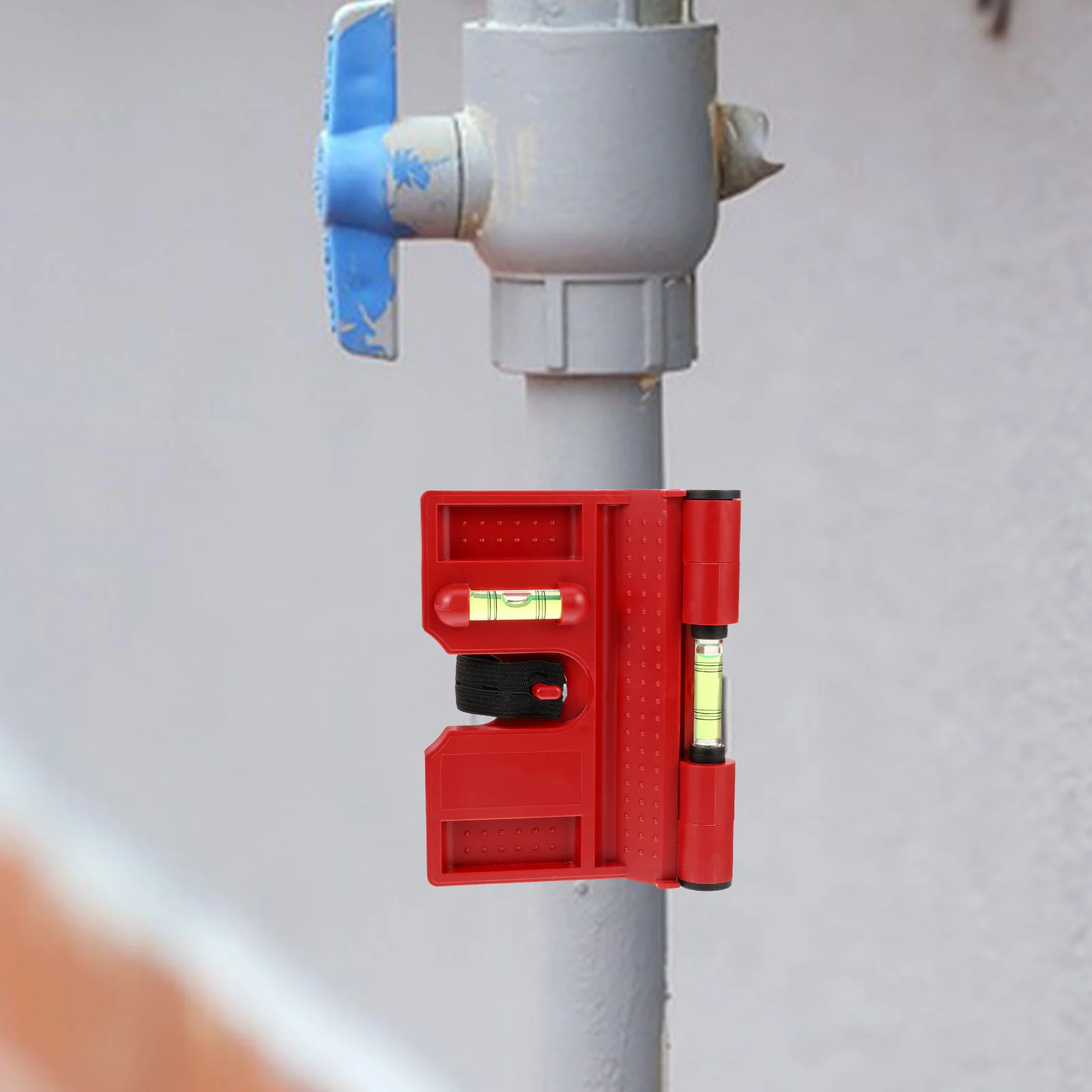 2Pcs Foldable Angle Gauge Small Angle Meter Professional Level Tool for Pillars Flagpoles Railings Bubble Level Indicator