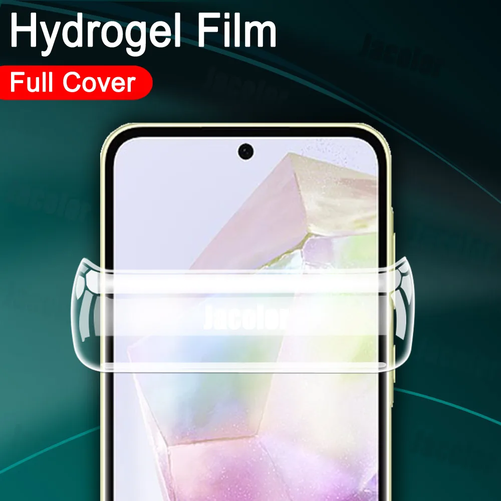 6IN1 Gel Film For Samsung Galaxy A55 A35 A25 A15 5G A05 A05S Front Screen+Back Cover Hydrogel+Camera Lens Glass Samsang A 55 35