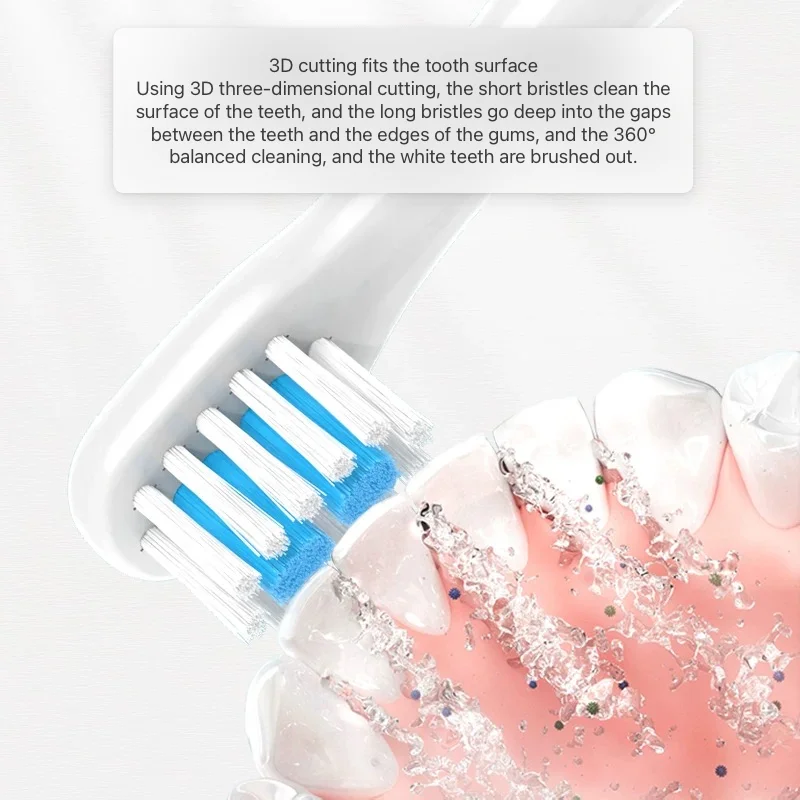 Replacement Toothbrush Heads for SOOCAS C1/MITU MES801/KAISHU/DR.BEI A7 Kids Electric Toothbrush Children Soft Nozzle image 6