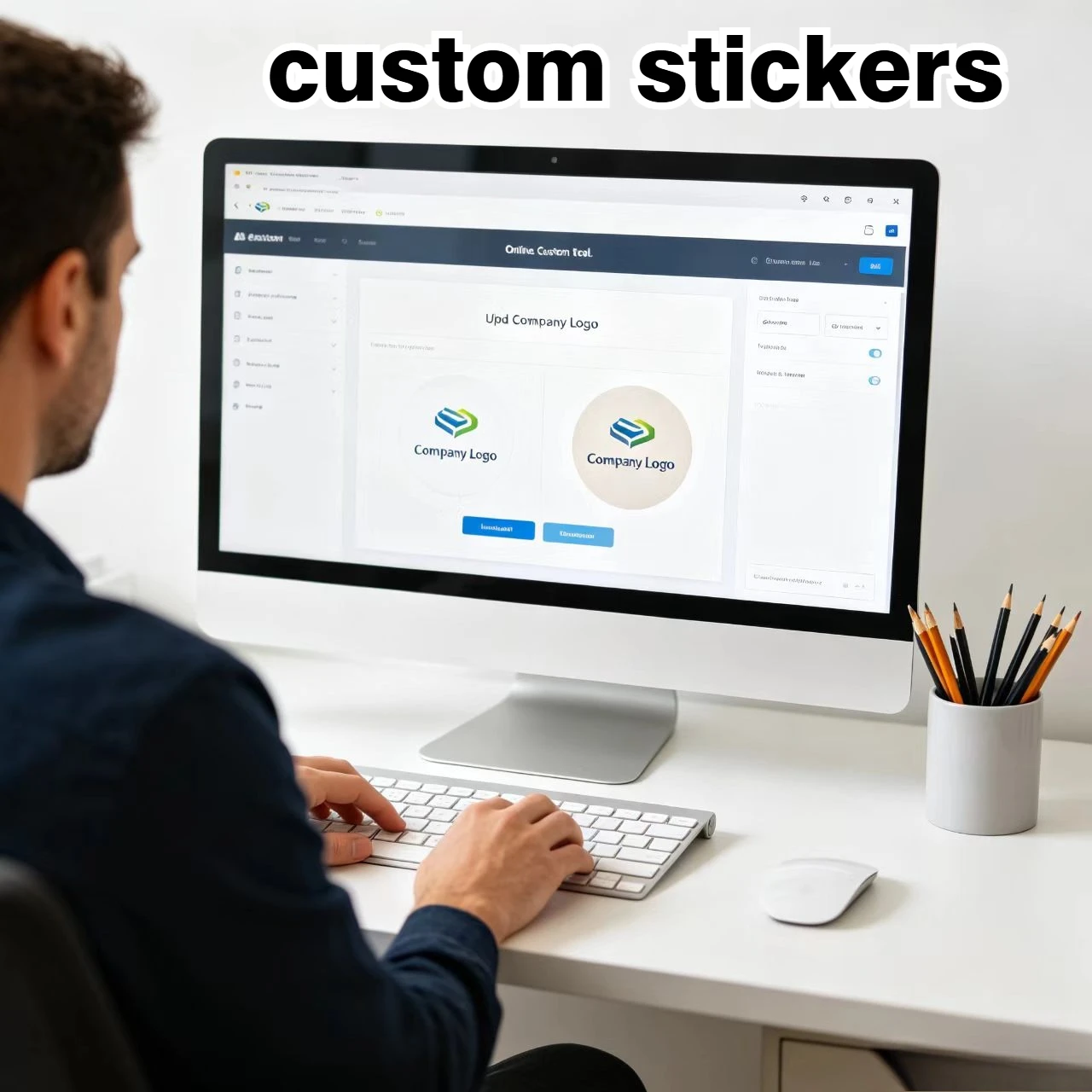 Bulk Custom Stickers, Personalized Brand Custom Sticker Labels for SME Business, Large Event Planning, Exhibition, Conference