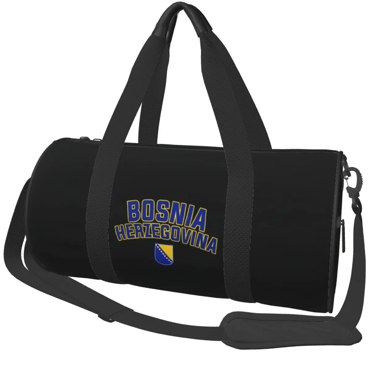 Bosnia And Herzegovina Collection Gym Bag Outdoor Sports Bags with Shoes Handbag Graphic Fitness Bag For Male Female