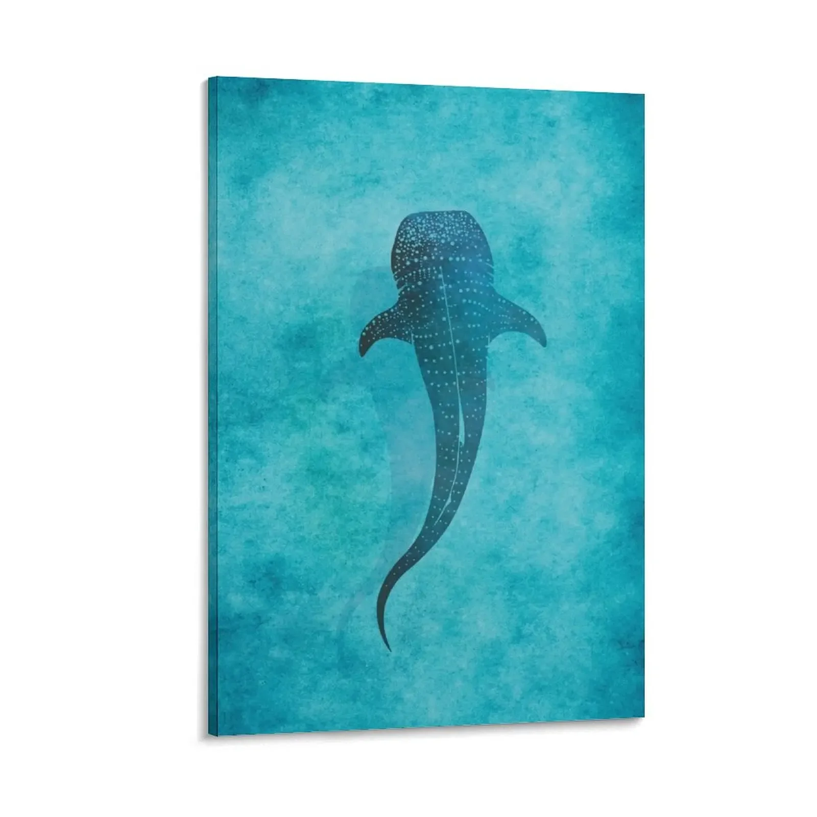 

Whale Shark Blue Ocean Canvas Painting accessories for home decor photos for living room Decor for room