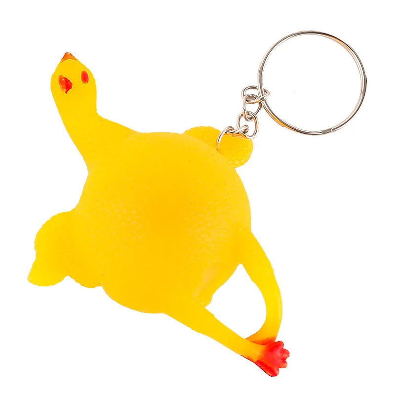 Under the layer chicken venting toy venting chicken key chain squeeze the layer stress relief pinch