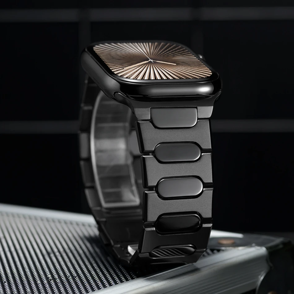 Titan-Uhrenarmband für Apple Watch Series 11/10/9/8/7/6/5/SE/Ultra 3 2 mit Magnetverschluss für iWatch 49/46/45/44/42mm – Detail 8