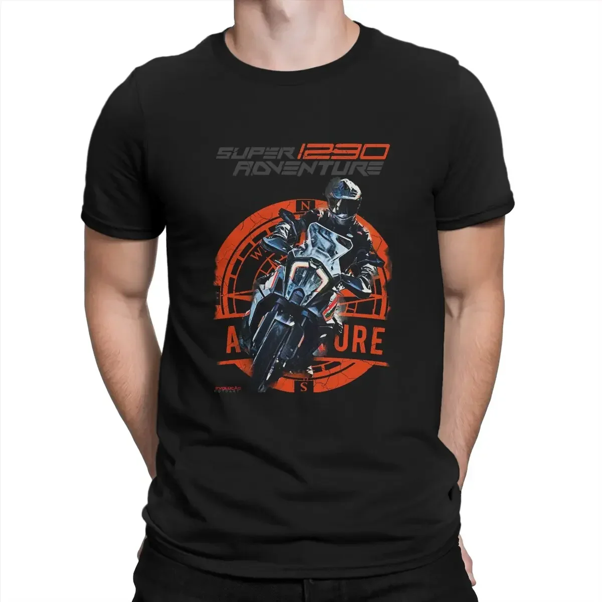 

2025 Summer Super Adventure 1290 Hip Hop T-Shirt Motorcycle Motorcycle Casual T-Cotton Latest Men's Women's T-Shirt Large Size