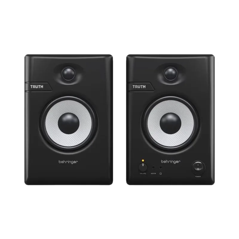

Behringer Truth 4.5 BT Active Moni tor Speaker with BT & Analog Connectivity 4.5 Inch Powered Sound Box Studio Music Equipment